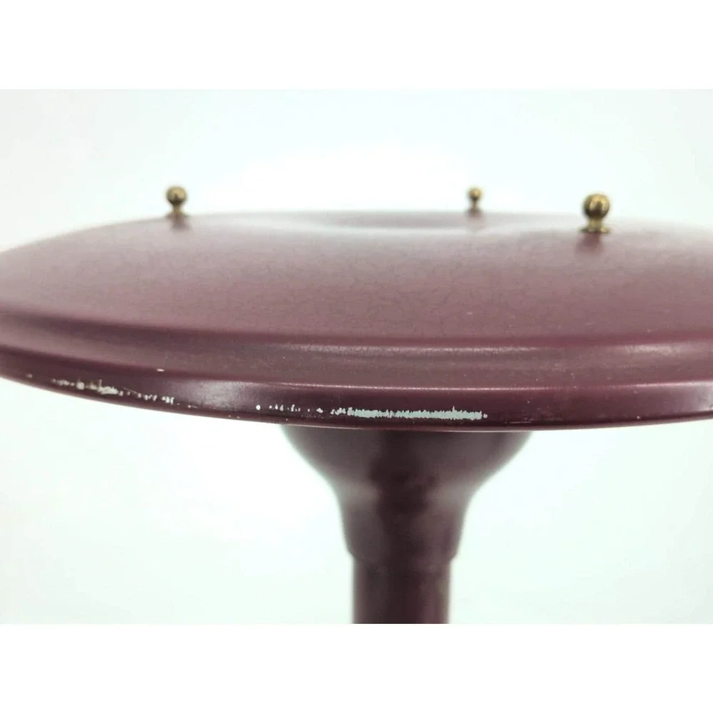 VTG Red Sight Light 1950s Flying Saucer Lamp MCM Mid Century MG Wheeler  Doane